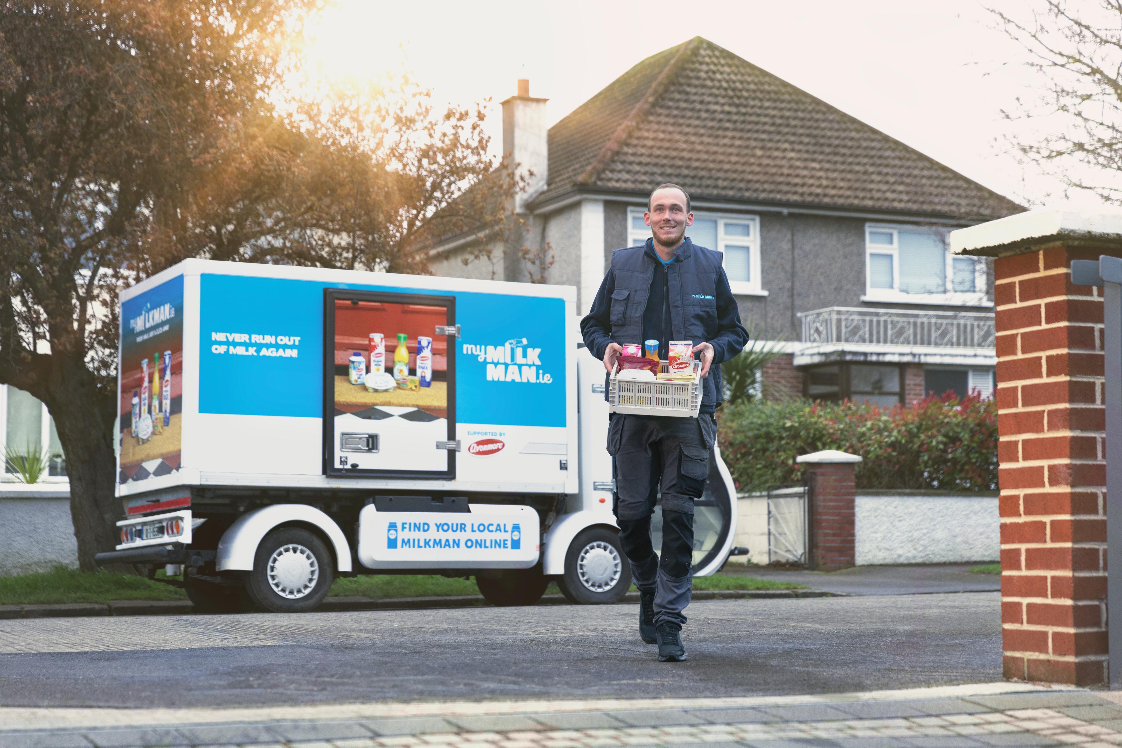 Milk Distributor delivering fresh milk